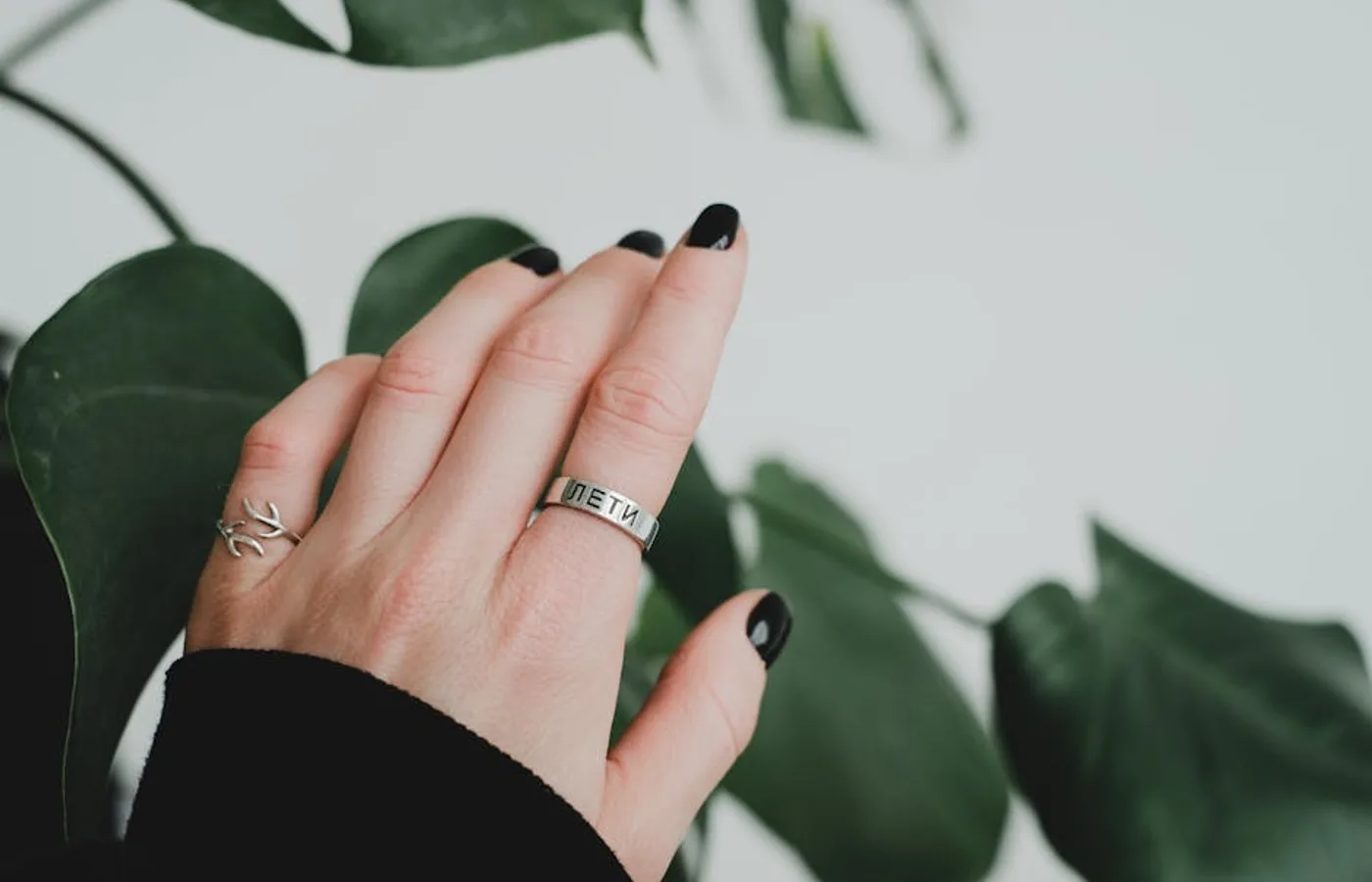 Nærbillede af en professionel manicure
