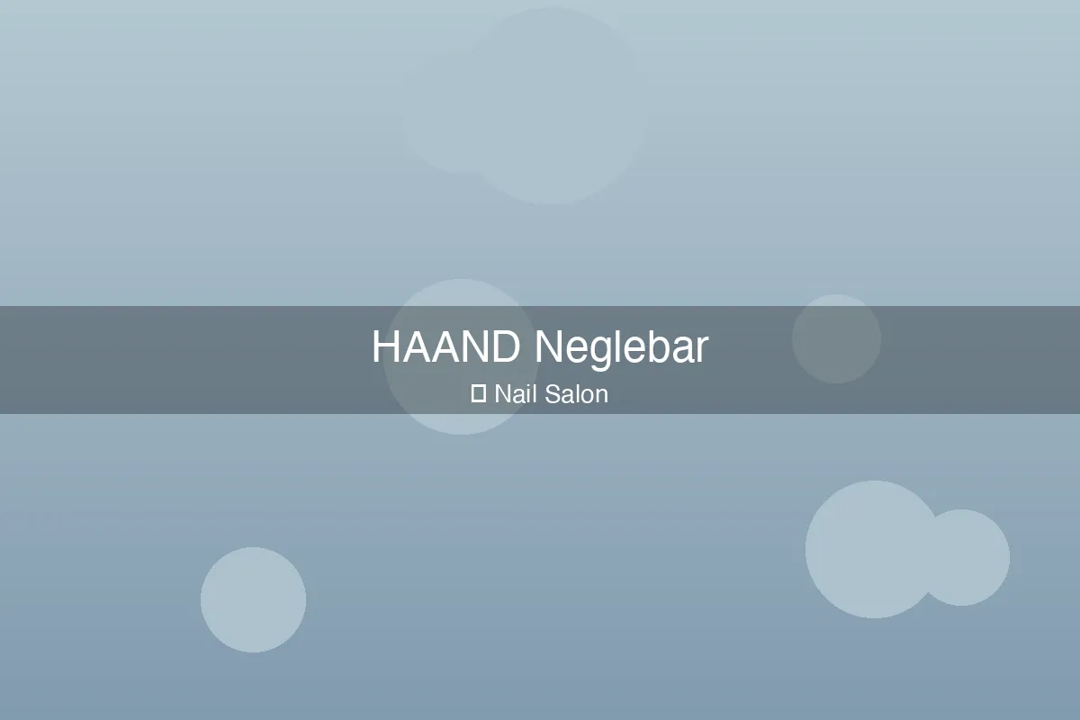 HAAND Neglebar
