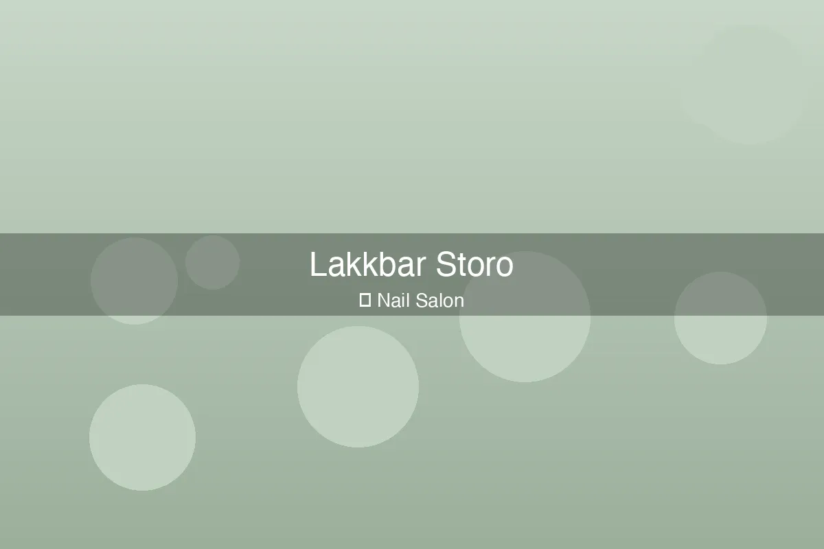 Lakkbar Storo
